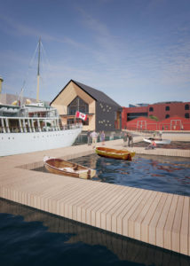 Architects Rendering of New Boat School